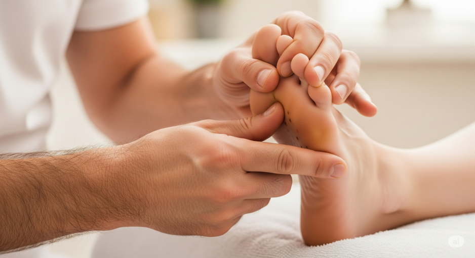 Stimulering af kroppens organer gennem præcist tryk på føddernes reflekszoner.