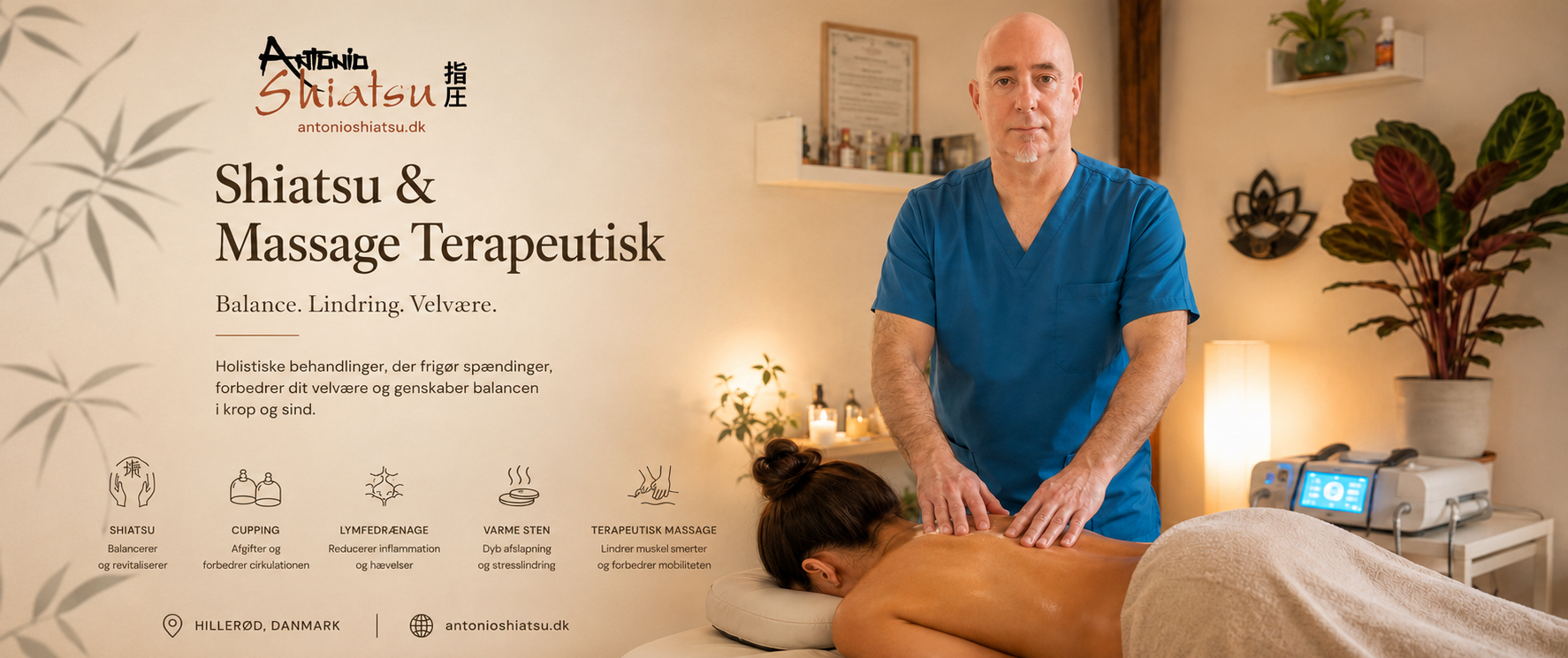 Shiatsu løsner blokeringer og genopretter kroppens naturlige energistrøm.